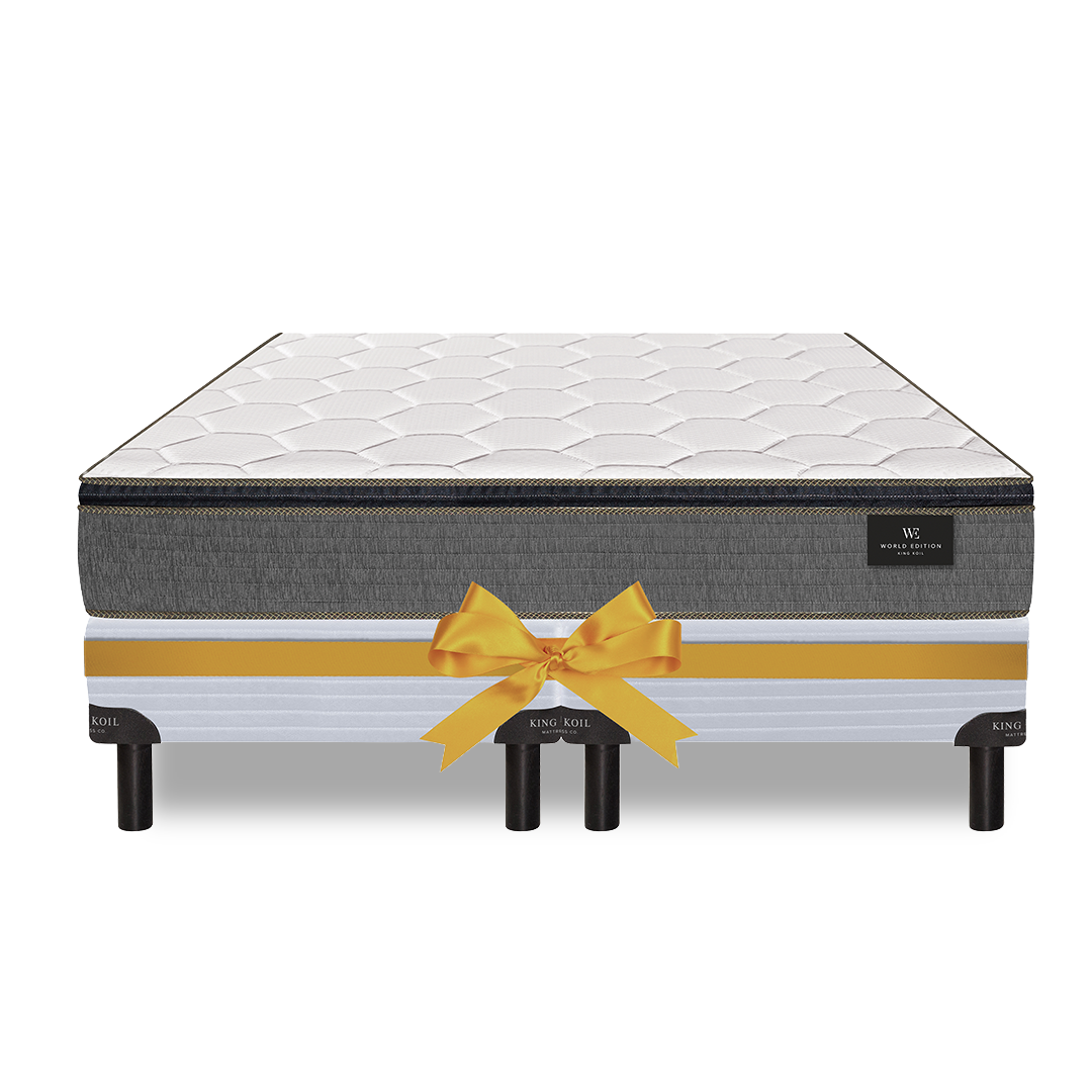 Colchón King Koil Finesse 160x200-2 1/2 plaza (Queen) Resortes Promo sommier de Regalo!!! - Imagen 2
